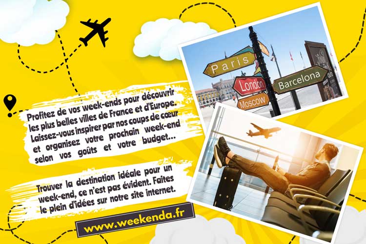 Flyer Week-end ...Profitez de vos week-ends pour dcouvrir les plus belles villes de France et d'Europe
