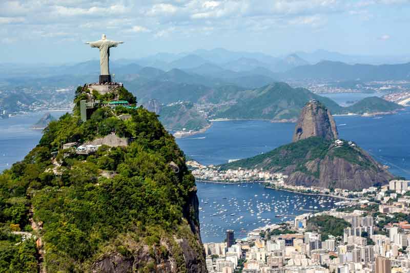 statue du Christ rédempteur, Rio de Janeiro (Brésil)
