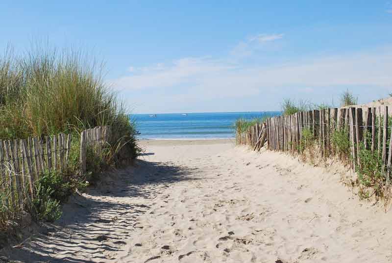 plage du Grand Travers, La Grande Motte (région Occitanie en France)