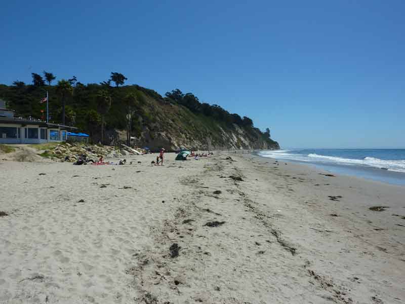 Plage de Santa Barbara en Californie