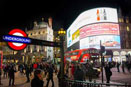 Piccadilly circus by night