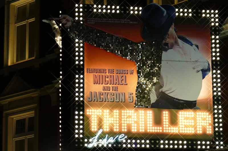 Thriller, comédie musicale à Piccadilly Circus, Londres (Angleterre)